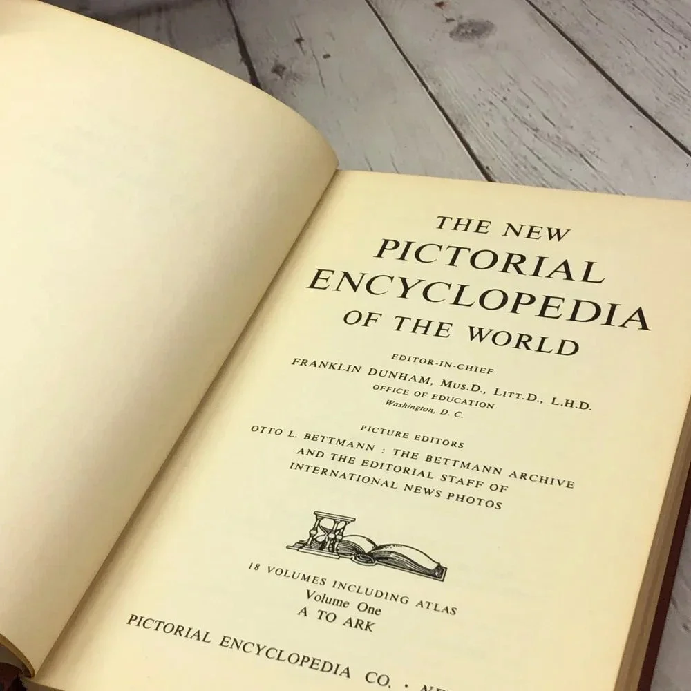 vintage pictorial encyclopedia of the world volume 1 1955